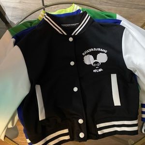 Varsity style girls mid jackets